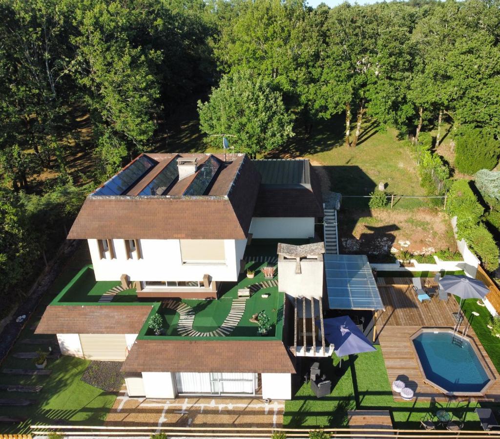 Lapausedegout Piscine Chambres Climatisees Jacuzzi Terrasse Lachapelle-Auzac Екстериор снимка